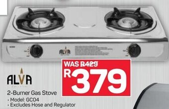 Pick n Pay Alva 2-Burner Gas Stove offer