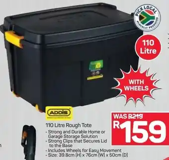 Pick n Pay Addis Rough Tote 110 Litre offer