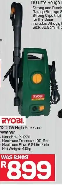 Pick n Pay Ryobi High Pressure Washer 1200W offer