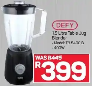 Pick n Pay Defy Table Jug Blender 1,5 Litre offer