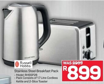 Pick n Pay Russell Hobbs Stainless Steel Breakfast Pack offer