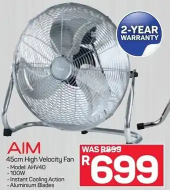 Pick n Pay AIM Hhigh Velocity Fan 45cm offer