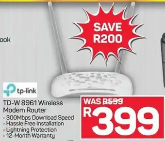TP-Link TD-W 8961 Wireless Modem Router