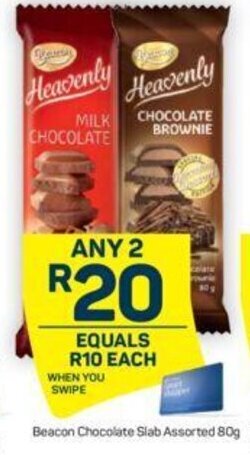Pick n Pay Beacon Chocolate Slab Assorted 80g offer