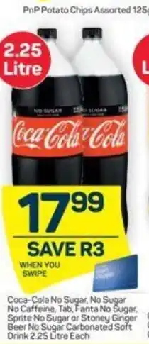 Pick n Pay Coca-cola Assorted 2.25 Litre offer
