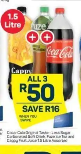 Pick n Pay Coca- cola Original Taste 1.5Litre  Assorted offer