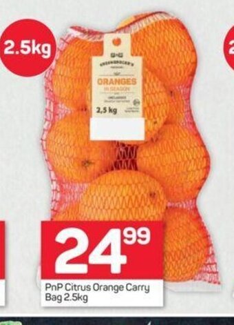 Pick n Pay PnP Citrus Orange Carry Bag 2.5kg offer