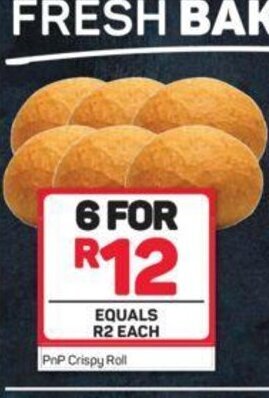 Pick n Pay PnP Crispy Roll offer