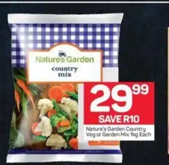 Pick n Pay Nature's Garden Country Veg or Garden Mix 1kg offer