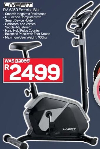 Livefit DV-6150 Exercise Bike