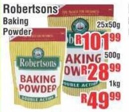 Robertsons Baking Powder 25x50g