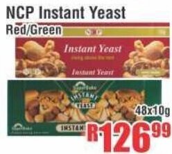 Devland Cash And Carry NCP Instant Yeast Red/Green 48x10g offer