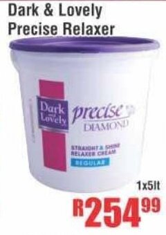 Devland Cash And Carry Dark & Lovely Precise Relaxer 1x5lt offer