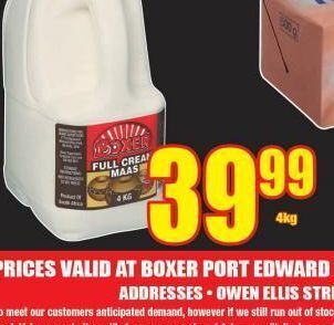Boxer Boxer maas offer