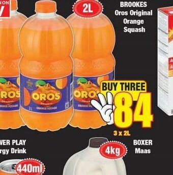 Boxer Oros orange juice 3 offer