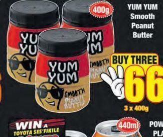 Boxer Yum yum peanut butter 3 offer