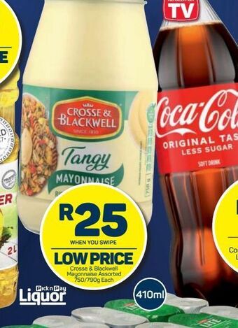 Pick n Pay Hypermarket Crosse & blackwell mayonnaise offer