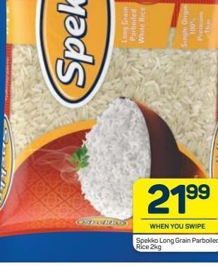 Pick n Pay Hypermarket Spekko rice offer