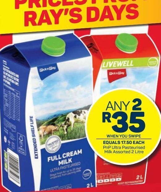 Pick n pay milk 2 offer at Pick n Pay Hypermarket