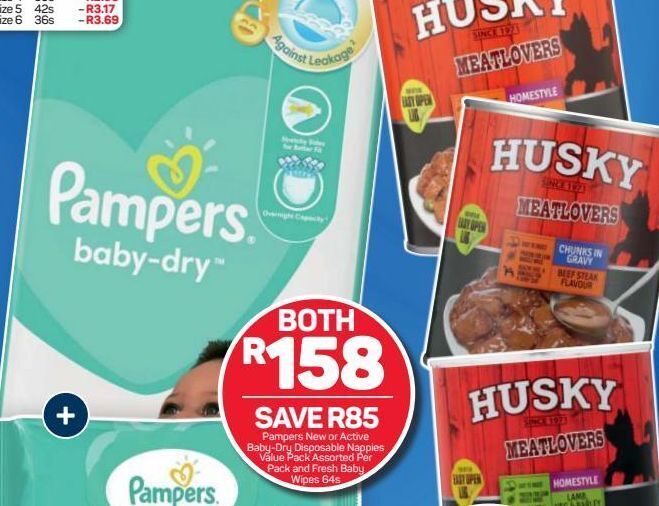 Pampers nappies offer at Pick n Pay Hypermarket
