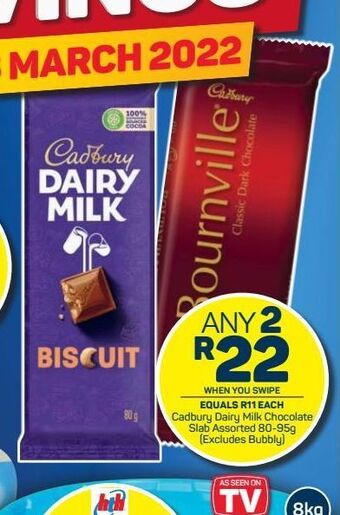 Pick n Pay Hypermarket Cadbury chocolate 2 offer
