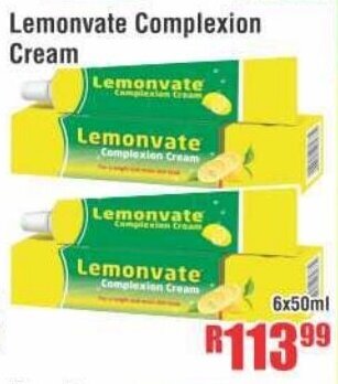 Devland Cash And Carry Lemonvate Complexion Cream 6x50ml offer