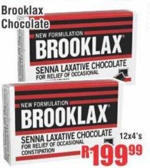 Devland Cash And Carry Brooklax Chocolate 12x4's offer