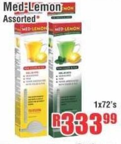 Devland Cash And Carry Med Lemon Assorted 1x72's offer