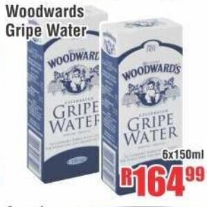 Woodwards Gripe Water 6x150ml