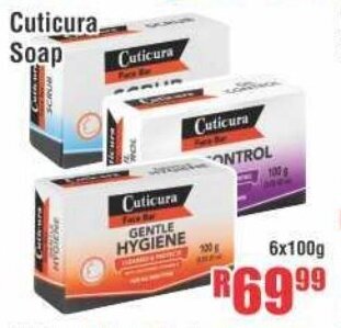Devland Cash And Carry Cuticura Soap 6x100g offer