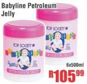 Devland Cash And Carry Babyline Petroleum Jelly 6x500ml offer