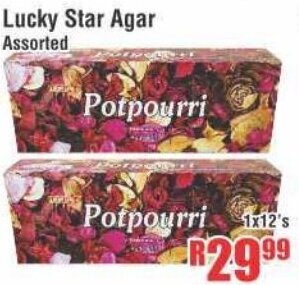 Devland Cash And Carry Lucky Star Agar Assorted 1x12's offer