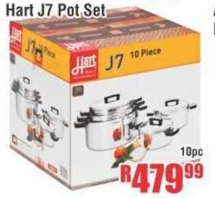 Hart J7 Pot Set 10pc