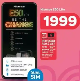 PEP Hisense E50 Lite offer