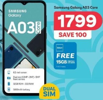 PEP Samsung Galaxy A03 Core offer