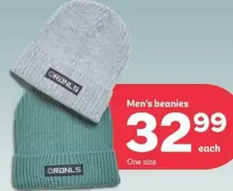 PEP Men's Beanies One Size offer