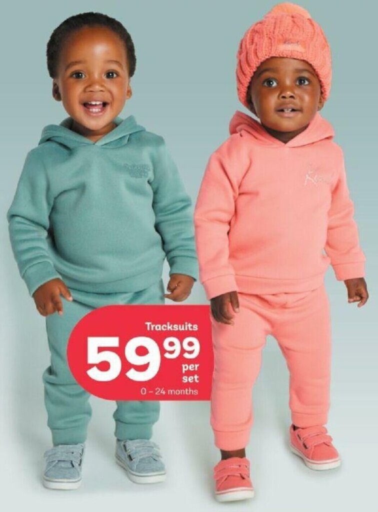 Tracksuits 0 24 months offer at PEP