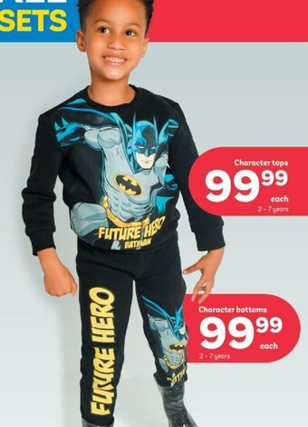 PEP Character Tops 2-7 Years offer