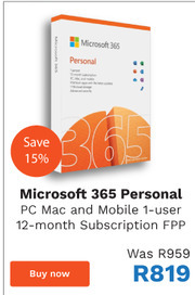 First Shop Microsoft 365 Personal offer