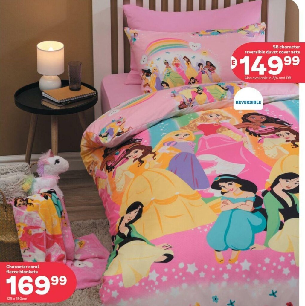 Character Coral Fleece Blankets 125x150cm offer at PEP