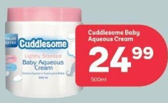 PEP Cuddlesome Baby Aqueous Cream 500ml offer