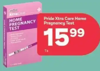 PEP Pride Xtra Care Home Pregnancy Test 1's offer