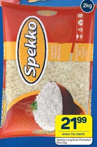 Pick n Pay Spekko Long Grain Parboiled Rice 2kg offer