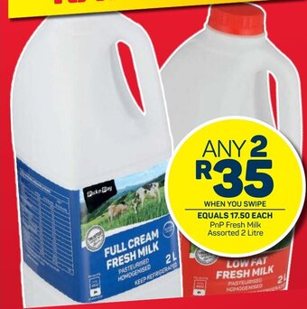 Pick n Pay PnP Fresh Milk Assorted 2L offer
