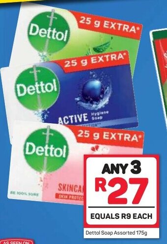Pick n Pay Dettol Soap Assorted 175g offer