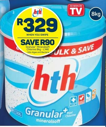 Pick n Pay Granular Mineralsoft Chlorine 8kg, L146 offer