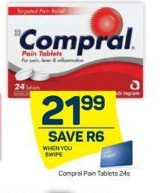 Pick n Pay Compral Pain Tablets 24s offer