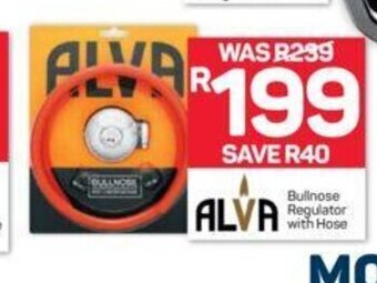 Alva Bullnose Regulator with Hose