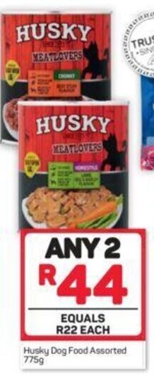 Pick n Pay Husky Dog Food Assorted 775g offer