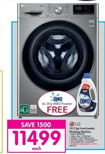Makro LG Washing Machine 10.5kg Front Loader offer